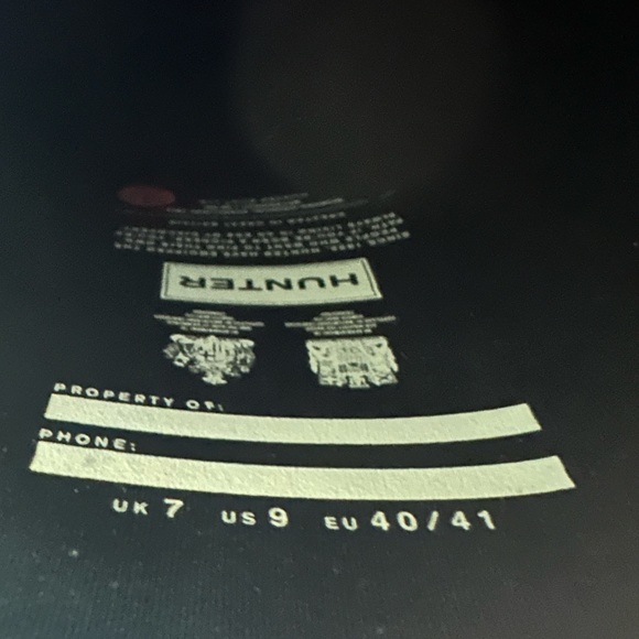 Hunter Navy Blue Tall Rainboots - Picture 6 of 6